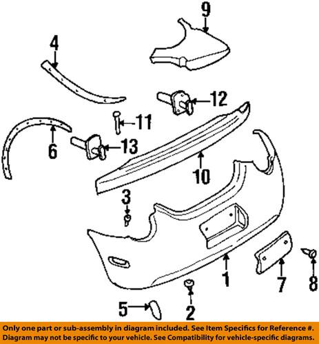 Volkswagen oem 1y0821703 quarter panel-protector