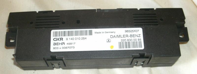 2000 mercedes s430 oem  ac control module 220 830 00 85