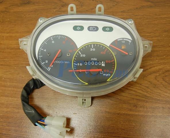 Gy6 50cc scooter moped speedometer light gauge jonway roketa sunl baja p sd08 