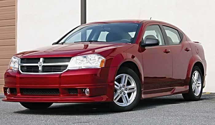 Razzi 2008 2009 2010 2011 2012 dodge avenger ground effects kit - unpainted 