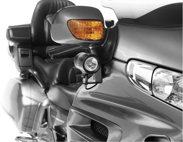 Piaa mirror mount light brackets for honda gl1800 goldwing