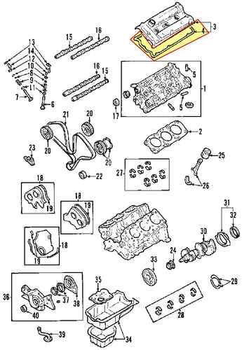 Kia 2244139810 genuine oem factory original valve cover gasket