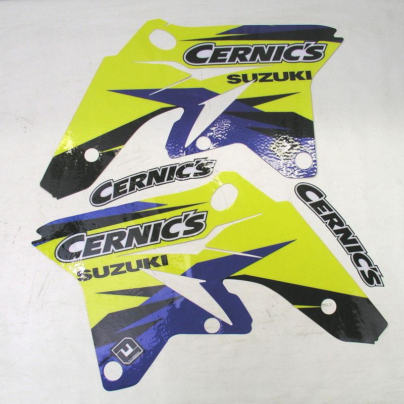 Suzuki rmz450 radiator scoop tank shroud graphics stickers decals rmz 450 mx