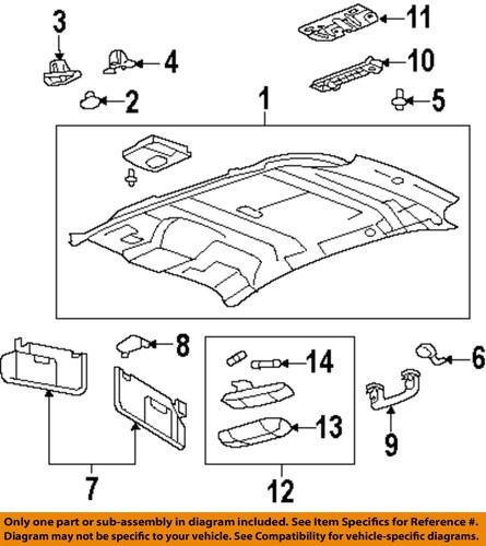 Ford oem 9t4z78312a48ba interior-roof-mount bracket spacer