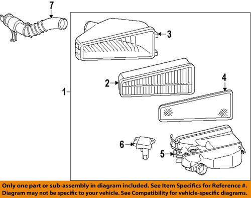 Toyota oem 2220422010 mass air flow sensor