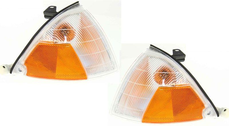 Corner light lamp assembly pair set (driver & passenger side, qty 2)