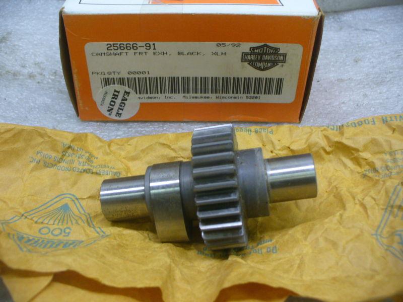 Harley xlh front black exhaust camshaft nos ghd #25666-91,one only.