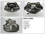 Undercar express 10-12464 front left rebuilt caliper with pad