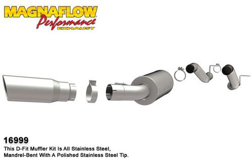 Magnaflow 16999 chevrolet diesel duramax, d-fit muffler kit muffler exhaust