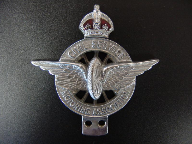 Rolls-royce “civil service motoring association” grille badge