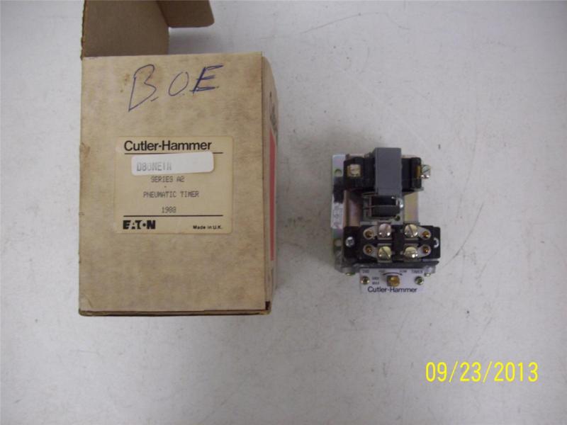 Cutler hammer d80ne1a pneumatic timing relay