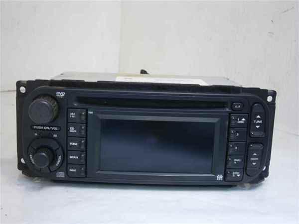 04 jeep grand cherokee cd dvd navigation radio oem lkq