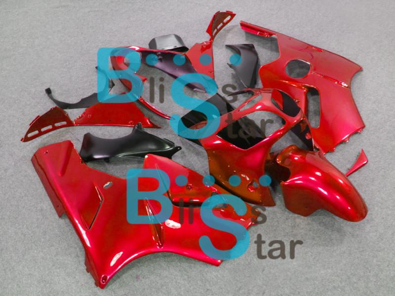 W11 metallic red fairing kit with tank set fit for ninja zx-12r zx12r 2000-2001 