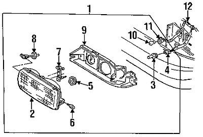 Buick 9441840 genuine oem factory original bulb