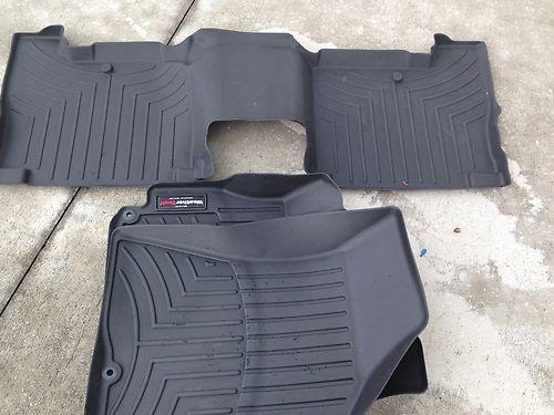 Hyundai santa fe weather tech floor mat for 2012