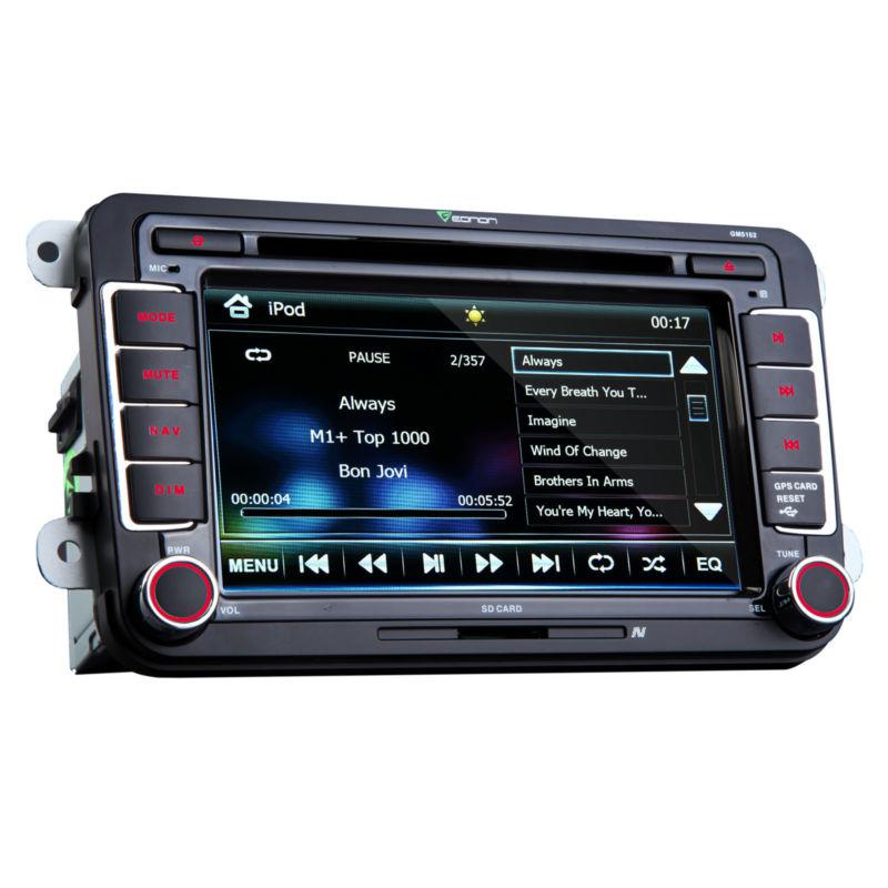 Volkswagen vw jetta golf 7" car dvd player gps stereo bluetooth touch ipod sat e