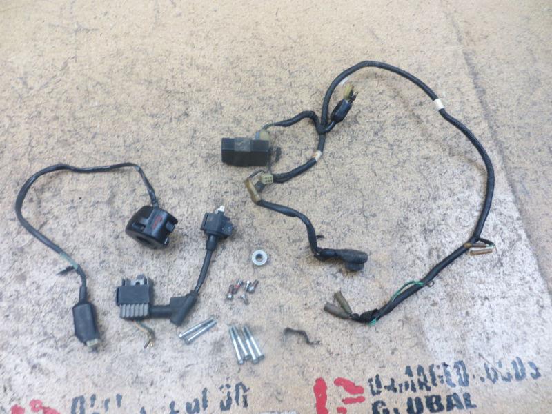 1985 85 honda atc 250r 250 r atc250r wiring harness cdi box rec reg switches