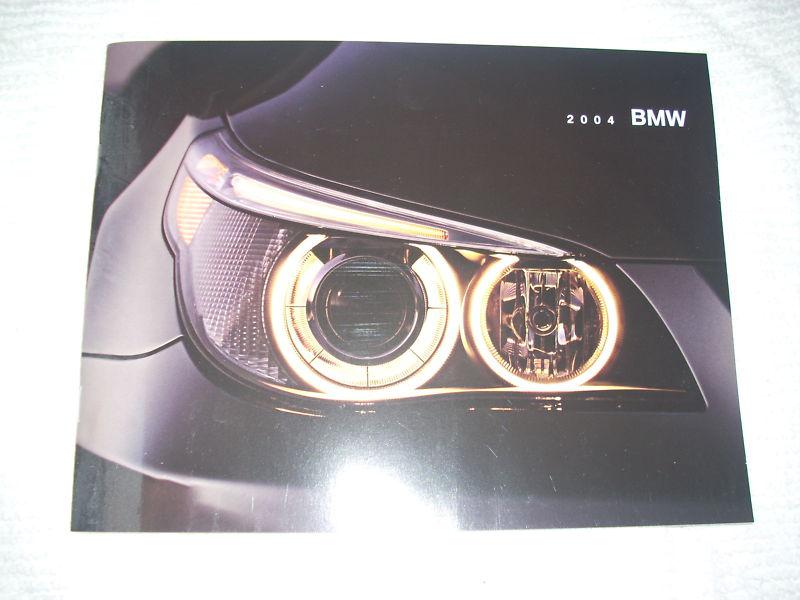 2004 bmw full line brochure