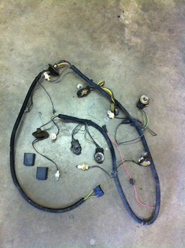 1979 1980 1981 pontiac firebird trans am tail light harness original gm 79 80 81