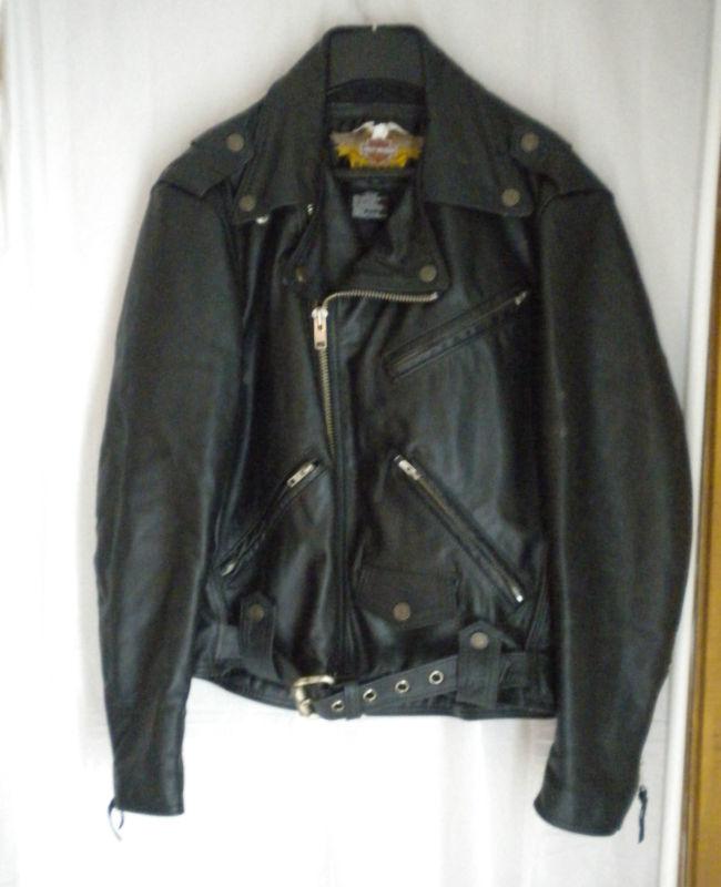 Men's harley-davidson black shovelhead leather jacket "mint"