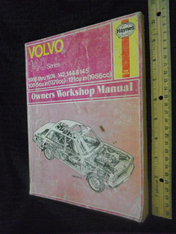 Haynes volvo 140 series owner's workshop manual #129(us) 1966-1974