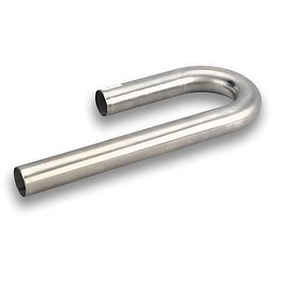 Two (2) hooker mandrel bend tubing 2.125" od 180 deg j-bend stainless 32580hkr