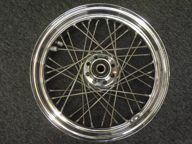 Harley davidson front spoke wheel for flst models 97-05 (43085-97)