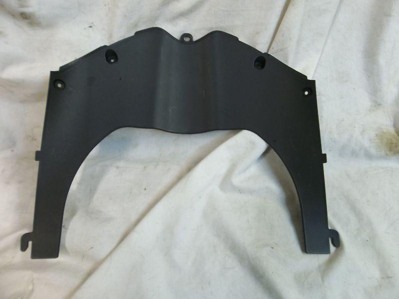 2010 aprilia rsv4 factory  black  front upper under fairing panel *b57c