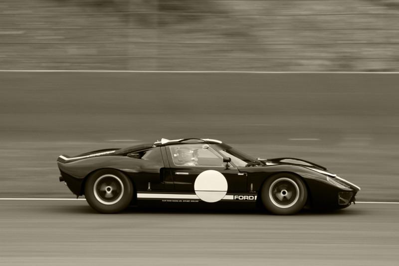 Ford gt40 hd poster race car b&w print multiple sizes available