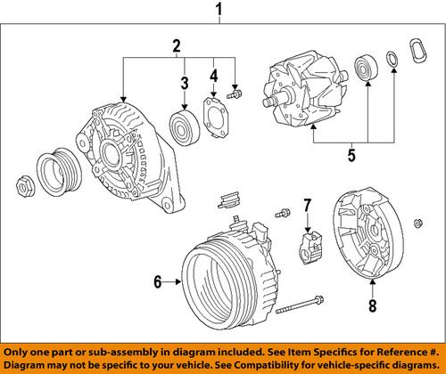 Toyota oem 270600h11184 alternator/generator/alternator