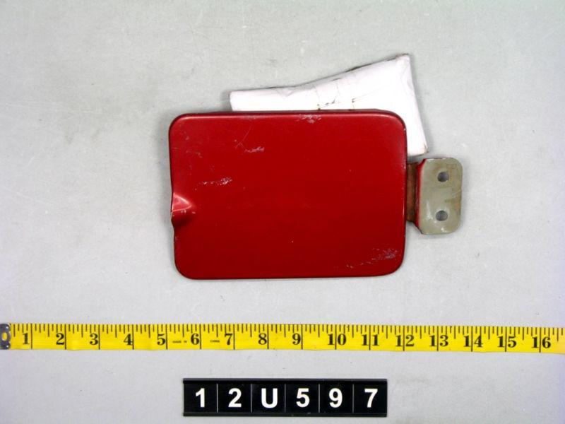 97 rodeo fuel filler door lid gas tank cover cap oem red 12u597