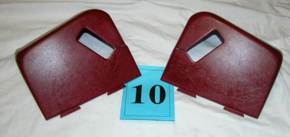 88-92 camaro firebird  carmine red rear seatbelt covers