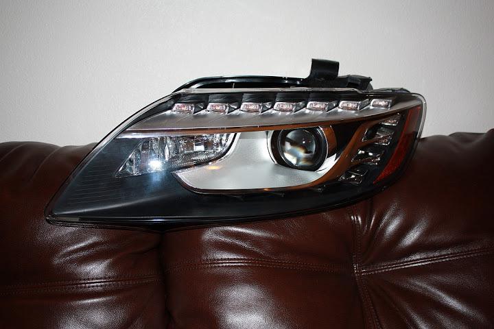 Audi q7 2010 oem left led bi-xenon front headlight headlamp (new & complete!!!)