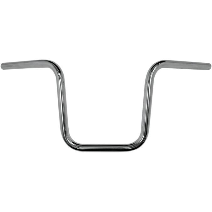 Todd's cycle 0601-2105 beater bar handlebars 10" rise polished 1" bars