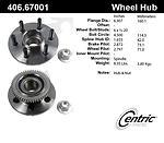 Centric parts 406.67001 front hub assembly