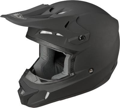 Fly-racing kinetic dash graphic motocross/offroad helmet,flat/matte black,xs