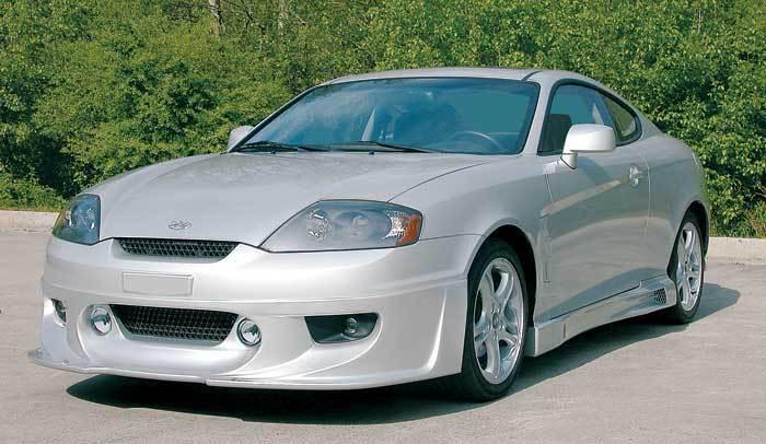 Razzi 2005 - 2006 hyundai tiburon ground effects kit - unpainted 