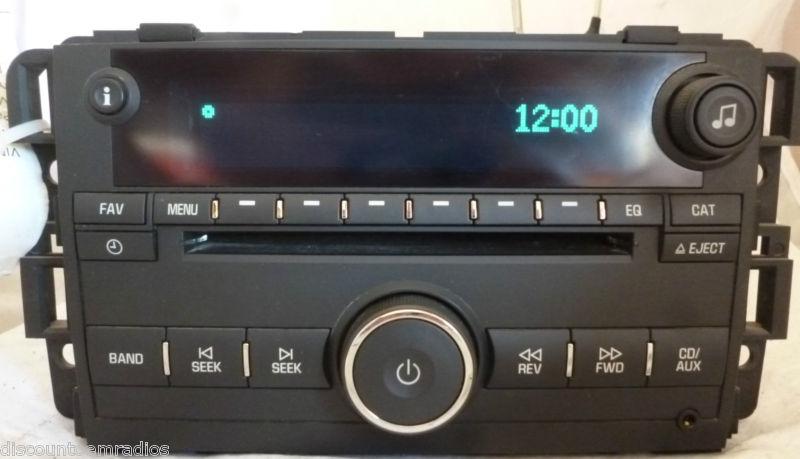 06-09 chevrolet impala monte carlo radio cd player factory aux input 25887147 *