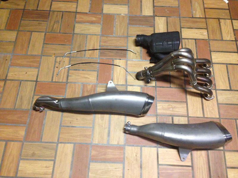 2009 suzuki gsxr1000 stock full exhaust system 