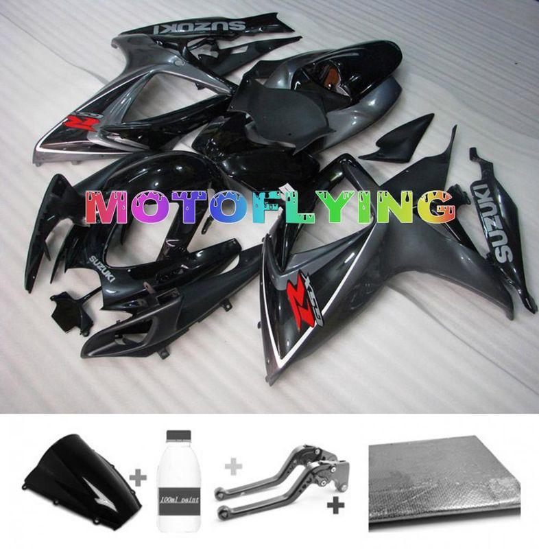 Injection fairing bodywork paint levers for suzuki 2006 2007 gsxr 600 750 k6 h27