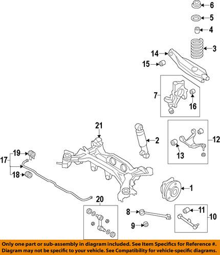 Hyundai oem 55240-1u000 suspension control arm/control arm