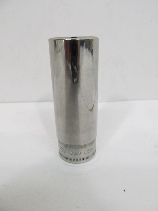 Snap-on sfsm18, 18mm, 3/8" dr deep socket 6 pts