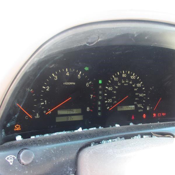 98 99 00 lexus sc300 speedometer mph speedo tach w/face plate 6 cyl automatic 