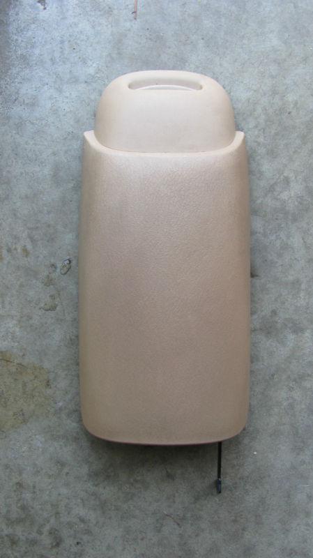 1998-2000 dodge durango arm rest center console lid tan oem 98 99 00