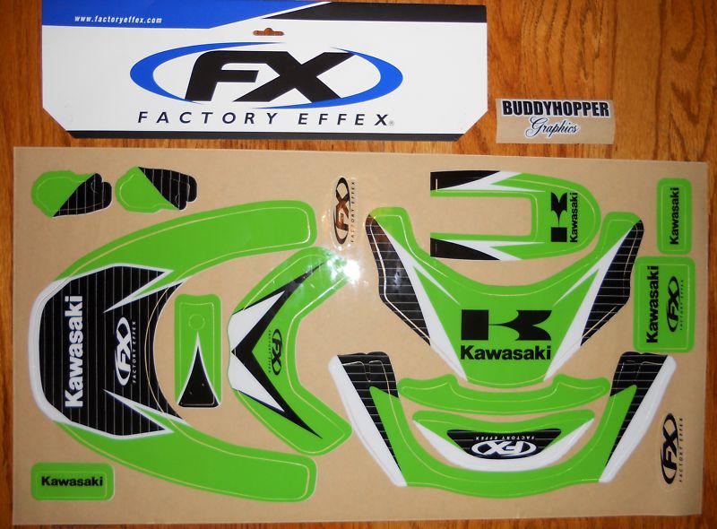 Leatt brace graphics kawasaki decals stickers kx kxf  factory effex