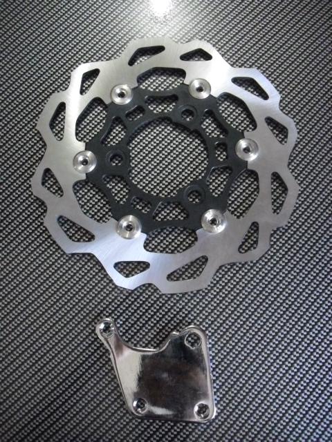 Scooter 125cc 150cc gy6 high performance rear brake black disc rotor kit