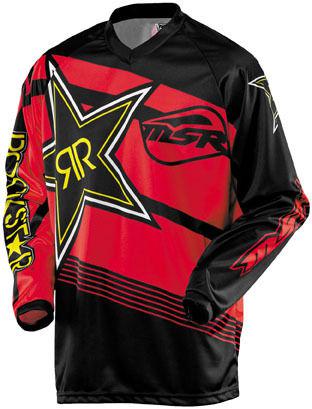 Msr 2014 adult rockstar red/blk jersey size large lg