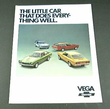 1973 73 chevrolet chevy vega brochure gt kammback coupe