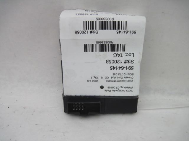 Body control module saab 9-3 2005 05  12 772 045 538665