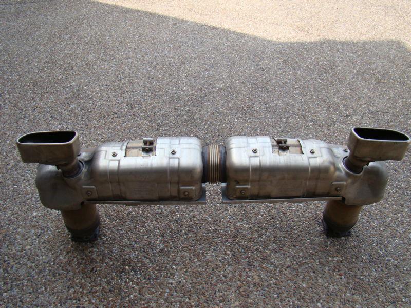 Porsche oem, factory original equipment 911-997 turbo exhaust system